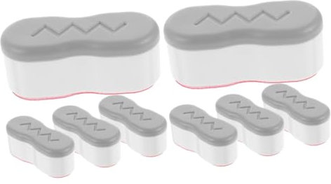 Hoement 8piezas Almohadillas Para Asiento De Inodoro Elevadores Para Tapa De Inodoro Accesorios Para Baño Reducción De y Protección De Superficie