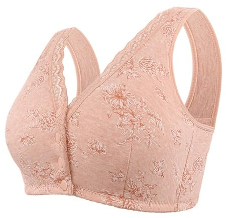 Generico Coppette In Silicone Per Seno Coppe Silicone Seno Anello sottile in acciaio senza pizzo Confortevole biancheria intima traspirante Reggiseno femminile Reggiseno Bretelle Trasparenti (Pink, A)