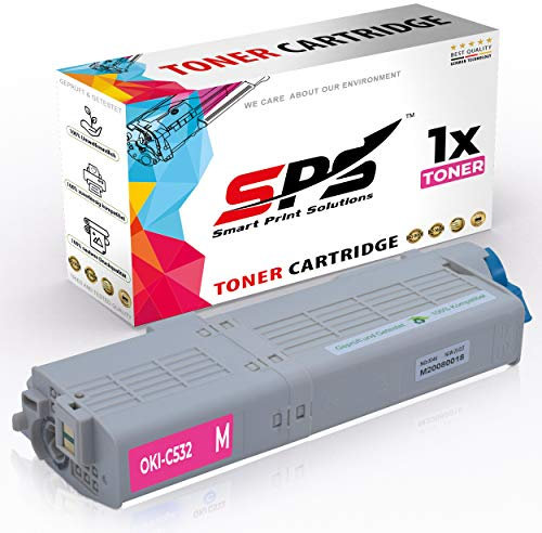 SPS Drucker Toner Kompatibel für Oki MC 573 - C532 / 46490606 | Magenta | 6.000 Seiten
