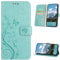 XINQCASE Cover per Samsung Galaxy A12, Custodia a Portafoglio in Pelle PU [Slot per Schede], Cover a Libro Flip Caso Custodia per Samsung A12 4G/5G, Verde