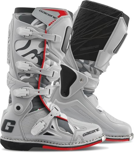 Gaerne Fastback Endurance Stivali da motocross, grigio chiaro/grigio scuro, 46
