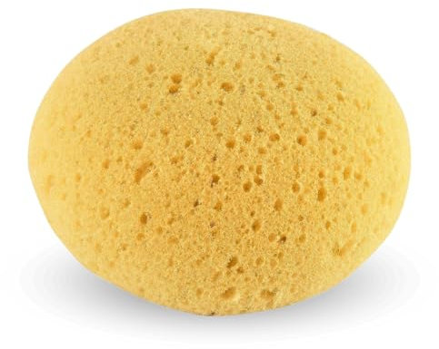 PARENCE.- Éponge de Bain Naturelle Végétale – Douche, Corps & Visage – Dimensions : 13x11x7 cm