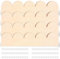 Unfinished Scalloped Decorative Wood Trim, 12 PCS 40×9 cm, Wood Trim Moulding with Glue Dots, DIY Painted Scallop Moulding for Wall, Door, Shelf, Window, Home (12PCS 40×9cm)