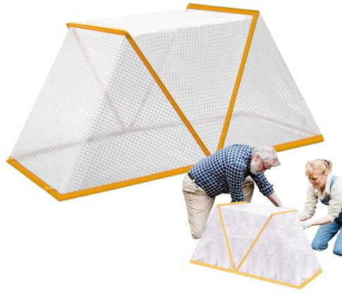 Abdeckung Für Hochbeet Pflanzen, 80x35cm Pflanzen Hochbeet Abdeckung, Pflanzenabdeckung Für Gartenreihenbeschleuniger, Klare Gewächshausabdeckung Atmungsaktiv Frostsicher Faltbare Hochbeete Aussaat