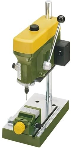 Perceuses à Colonne, Perceuse à colonne de précision - Capacité de micro-trous, profondeur et table réglables, sélection à 3 vitesses