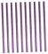 EXAOMBLE 10 Pièces Bande Décorative De Sortie D'air De Voiture Plafond Bande De Bordure Décoration D'évent De Voiture Bande De Garniture Violet,mauve Caoutchouc Souple