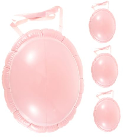 Sosoport 4pièces Ventre Gonflable De Grossesse DIY Faux Ventre pour Femme Enceinte Accessoire De Costume Artificiel De Simulation