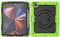 Case Compatible with iPad Pro 5th Generation 12.9inch (2018/2020/2021) Kids Case,360 Degree Rotating Handle Stand Bracket W Screen Protector+Shoulder Strap cy (GREEN)