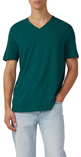 s.Oliver T-Shirt aus Baumwolle mit V-Ausschnitt