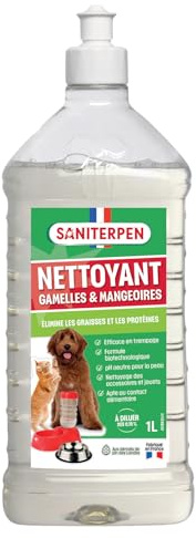 Saniterpen - Nettoyant spécial Gamelles & Mangeoires 1L