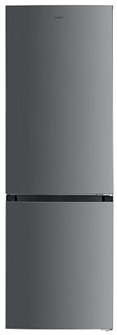 Candy Combined CCH2T618EXBF Kühlschrank, Fassungsvermögen 293 l, Total No Frost, Küchenschublade, elektronische Temperaturkontrolle, 60 x 186 cm, LED-Beleuchtung, wendbare Tür, 39 dB, Edelstahl