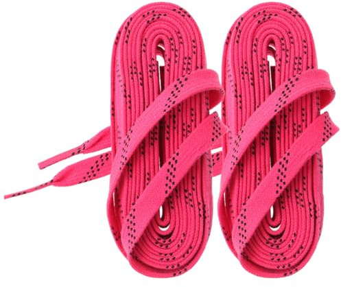 JOINPAYA Lacets Cirés Pour Patins De Hockey Sur Glace 95.67In Lacets Résistants Et Faciles À Lacer Accessoires Pour Chaussures De Sport Et Patins À Roulettes