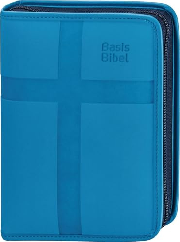 BasisBibel. Die Kompakte. Kunstlederhülle mit Reißverschluss. hellblau: Für die kompakte Ausgabe der BasisBibel