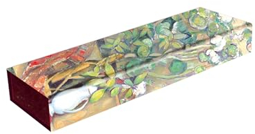 Cezanne’s Terracotta Pots and Flowers Pencil Case (Wrap Closure)