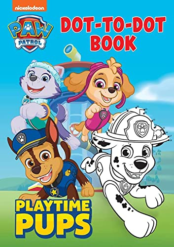 Paw Patrol Punkt-zu-Punkt-A4-Malbuch zum Ausschneiden, Puzzle-Aktivitätsspielzeug
