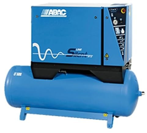 Compresseur d'air silencieux cylindres fonte 500 litres 10 CV ABAC