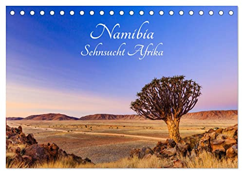 Namibia - Sehnsucht Afrika (Tischkalender 2026 DIN A5 quer), CALVENDO Monatskalender: Namibias eindrucksvollste Landschaften (CALVENDO Natur)
