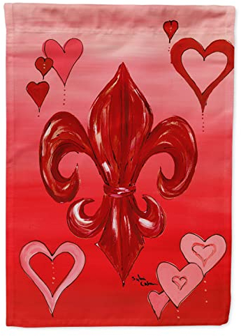 Caroline's Treasures 8136CHF Leinwandbild, Motiv Lilien-Flagge, groß, mehrfarbig