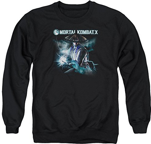Mortal Kombat - Herren Raiden Sweater, X-Large, Black