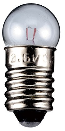 WireThinX Kugelförmige Lampe 0,6 W, 6,0 V - Sockel E10-11,5 x 24 mm - L3
