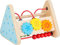 small foot 10640 Motorikdreieck aus Holz mit multifunktionellem Spielspaß, lehrt Zahlen und Formen spielerisch in unterschiedlichen Lernspielzeugen