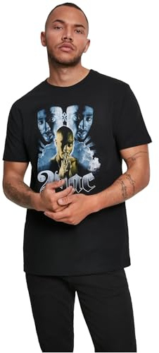 Mister Tee Men's Tupac Heaven Tee T-Shirt (Pack of 1)