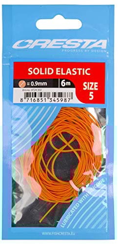 Cresta SOLID Elastic (Gummi) 0,90mm/ 6m Peach - Cresta Gummizug