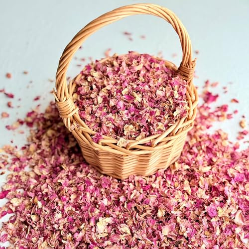 Natural Petal Confetti - 1 Litre - Vintage Pink Rose - Biodegradable (56)