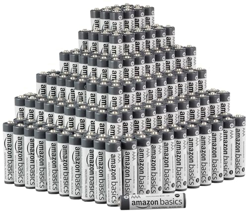 Amazon Basics 300-Pack AAA Alkaline Industrial Batteries, 1.5 Volt, 5-Year Shelf Life