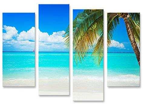 islandburner Bild auf Leinwand Strand Isla Mujeres Mexiko Cancun Bilder Wandbilder Poster