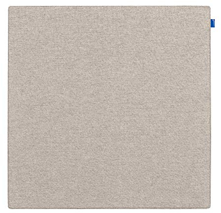 Legamaster Board-Up Akustik Pinboard - soft beige - 75x75 cm - XL Pinnwand mit Textil-Oberfläche - mit Schall-Absorption zur Verbesserung der Akustik in Räumen - zur Wandmontage