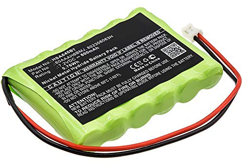 subtel, Battery for Home technology, compatible with Yale HSA6400 Premium Alarm Control Panel (7.2V, 800mAh)