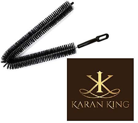 KING KARAN® Flexible Long Rach Radiator Heater Cleaning Bristle Brush Duster 28 inch Dust Cleaner Cobweb Brush(RANDOM COLOUR)