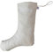 Glückspilz Nikolausstiefel I Kinder Nikolausstrumpf I Nikolaussäckchen Jute I mit Namen personalisiert (Leinen Beige, 40 cm)