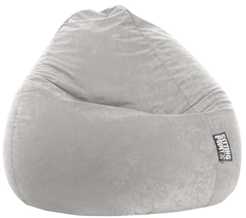 Sitting Point Sitzsack Easy XXL ca. 300 Liter grau