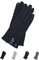 AKAROA ESTD 2019 Damen Handschuhe KEA, Touchscreen Handschuhe, extra weiches Teddyfutter, elastisches Jerseymaterial, 100% vegan, marineblau XL