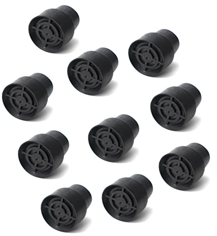 BEITESI Ersatz-Mini-Trampolin-Beinkappen-Spitzen, Trampolin-Beinkappe, Stuhlbeinkappen, Ersatz für Gummikappen, Bodenpolster für Mini-Trampolin (schwarz)