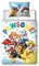 Character World Paw Patrol Official Toddler Cot Bed Duvet Cover | Splodge Design Reversible 2 Sided Junior Bedding Including Matching Pillow Case Brands