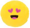 Sumex Emoji Kissen Kuss Herz Kissen für Auto oder Zuhause, bequem und weich