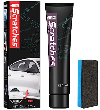 WAWJ® Autokratzerentferner, Car Scratch Removal Kit, Kratzerentferner Autopolitur Kratzer Entferner für Lackpflege, Detailing Kratzerreparatur, Autoreinigung (100ml)