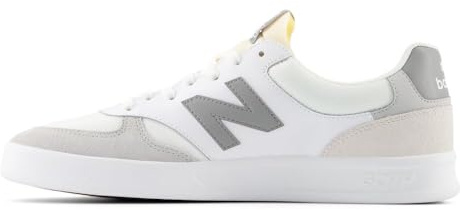 New Balance Men's 300 V3 Court Sneaker, White/Slate Grey/0, 13 M