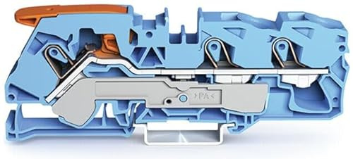 Wago TOPJOB S, 2116 Reihenklemme Einfach Blau, 16mm², 800 V / 76A, Steckanschluss