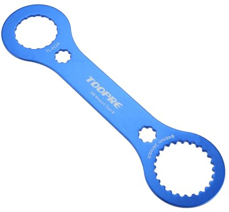 SURIEEN Aluminiumlegierung Tretlager Werkzeug 4-in-1 Kurbelsatzschlüssel BB-Schraubenschlüssel, Geeignet für DUB/TL-FC32 / TL-FC25 / TL-FC24, für Fahrradreparaturen