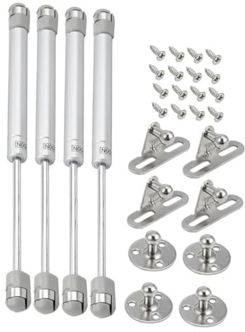 KITANDOVE Cerniera per Coperchio Superiore Pieghevole con Supporto a Molla a Gas Cerniere per Porte di Armadietti a Sovrapposizione Completa per Un Facile Utilizzo