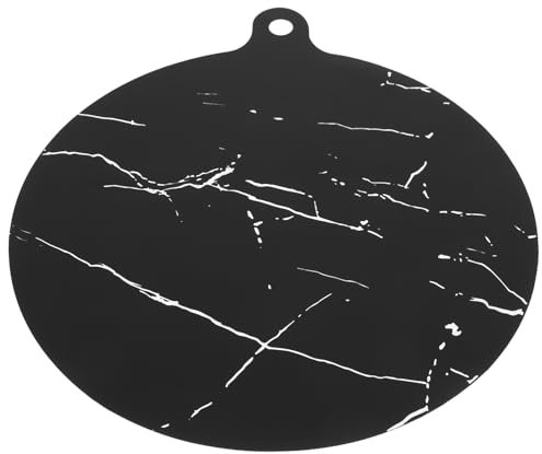 Amosfun Cookware Oil Proof Cooker Pad Induction Cooktop Protector Pastry Mat Fondant Mat Kitchen Gadgets Silicon Mat for Countertop Air Fryer Mat Protective Countertop Mat Black