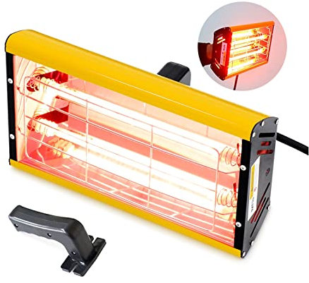 BASSFLY Lacktrockner Infrarot, 2kw. Infrarot-Lack-Backlampe, Farbraum-Sprühlack-Backlampe, Hand-Lack-Backlampe, Kristallbacklampe, Autoreparatur(2KW)