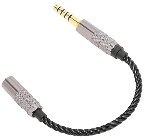 Elprico 4,4 mm auf 3,5 mm Kopfhörer Adapterkabel, Symmetrischer Stecker auf Stereo Buchse Audio Klinkenadapter mit OFC Drahtkern für NW-ZX507 NW-WM1Z DAP Player