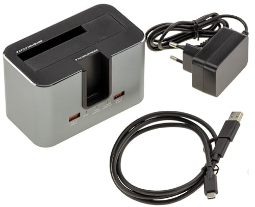 KALEA-INFORMATIQUE Dock USB 3.2 pour SSD M.2 et Disque SATA | Station d'accueil USB 3.2 Gen2 10 Gbit/s compatible SSD M.2 NVMe/SATA et disques SATA 2,5/3,5, avec capacité jusqu'à 28 To.