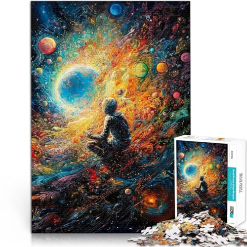 Puzzle für Erwachsene 1000 Teile Anspruchsvoll, Aber lustig und humorvoll Verloren in der Weite einzigartiges Herausforderungsspiel38x26cm