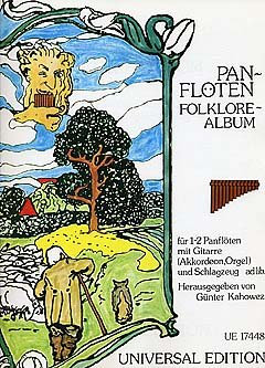 Kahowez, Günter: Folklore-Album : für 1-2 Panflöten und Gitarre (Akkordeon/Orgel) (Schlagzeug ad lib)